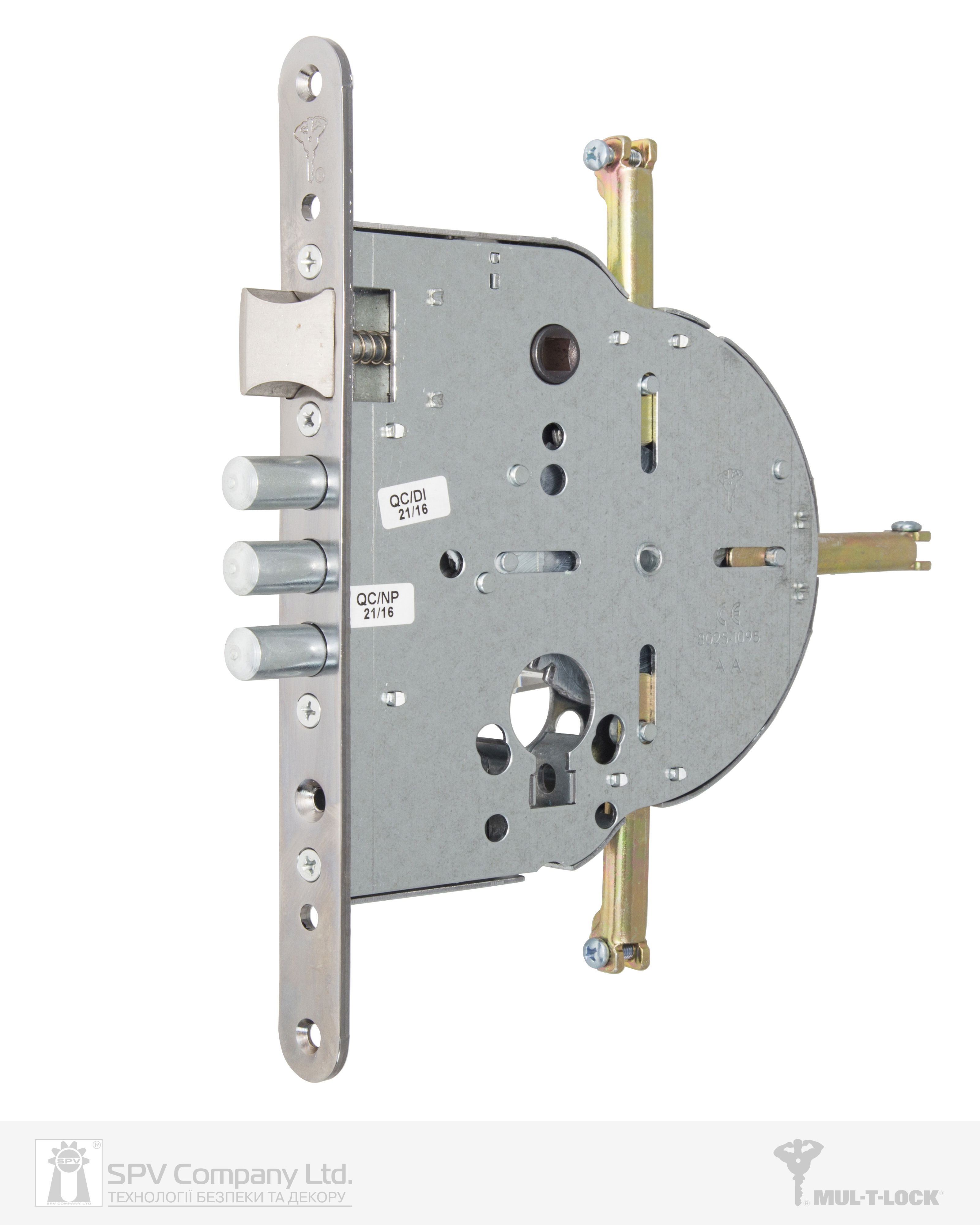 Фото Замок врізний MUL-T-LOCK 4-WAY DIN M235/M267 CR UNIV   BS65мм 90мм               w/o_SP в інтернет-магазині lock.ua