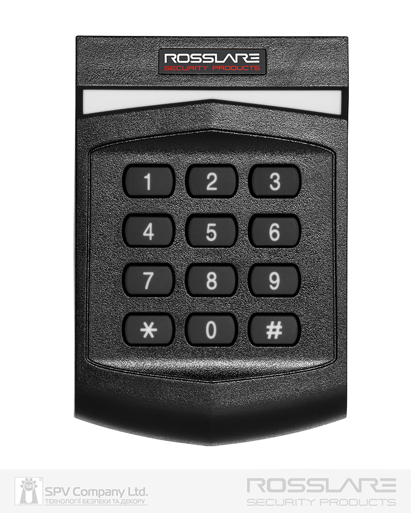 Фото Зчитувач електронний  ROSSLARE AY-Н6380B   зовнішній карта MIFARE DESFIRE EV1_13.56Mhz 12-24 VDC в інтернет-магазині lock.ua