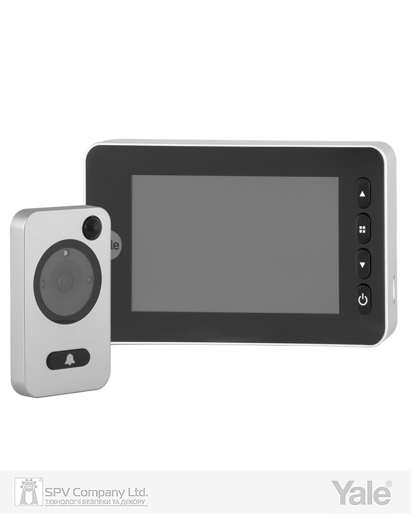 Фото Відеовічко YALE 5800 сірий для дверей в інтернет-магазині lock.ua