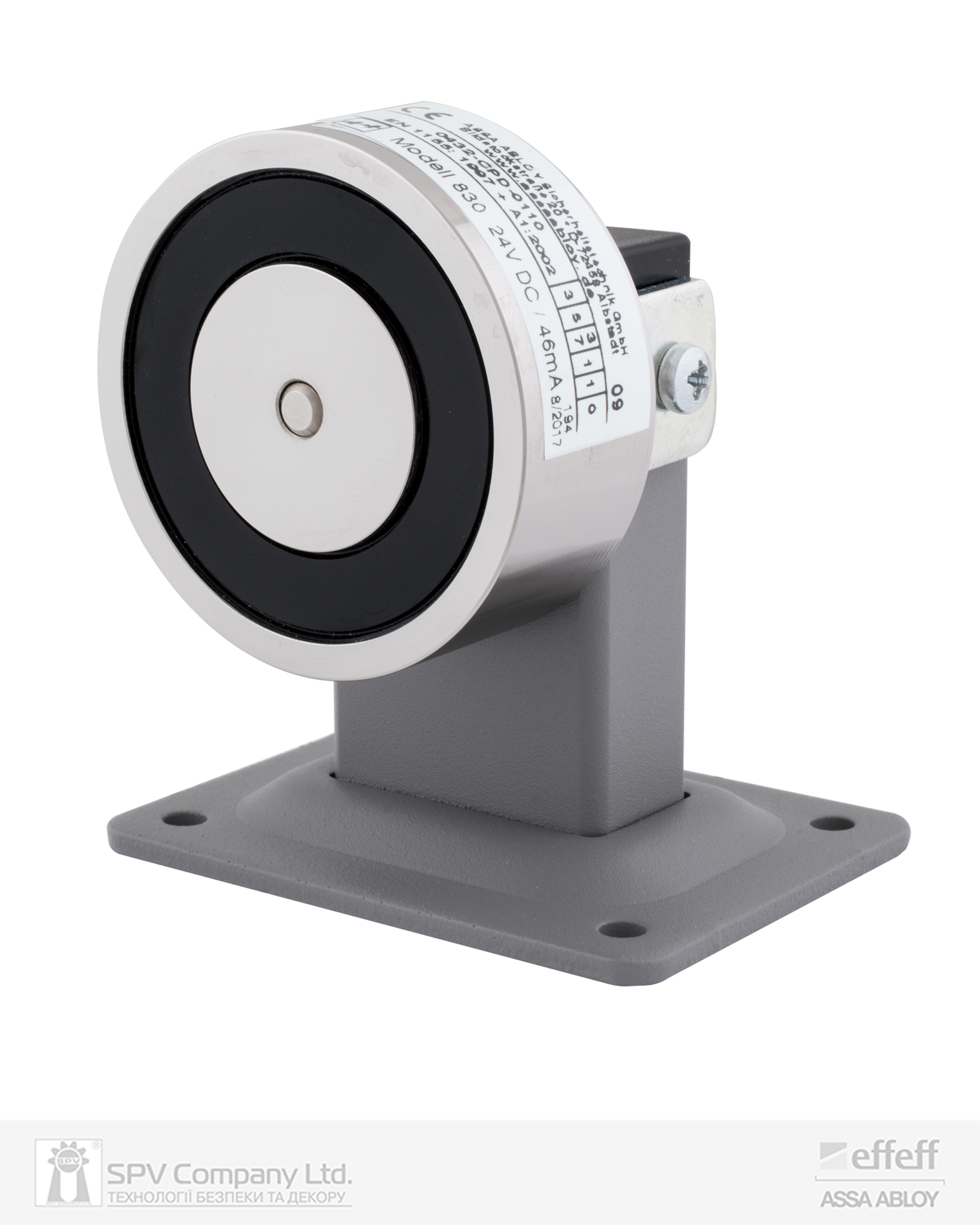 Фото   Магнітний фіксатор EFF EFF 830-8BWK (800N 24V універсальний_монтаж) в інтернет-магазині lock.ua