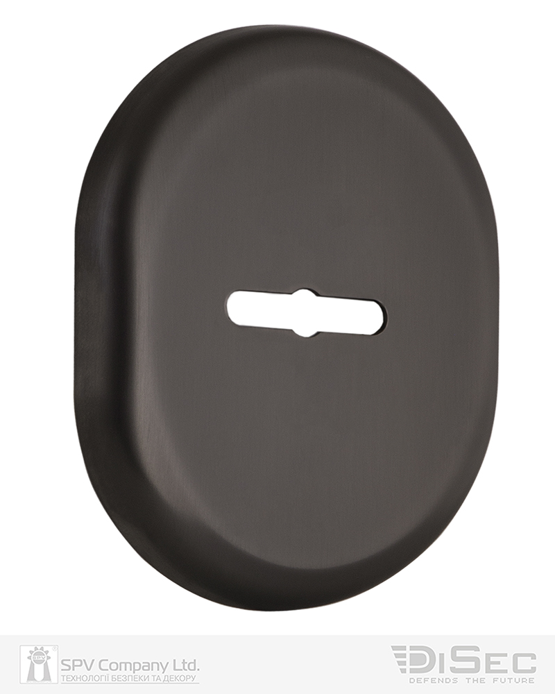 Фото Щиток DISEC     KT3838 MATRIX OVAL     Хром_чорний_матовий   T8       в інтернет-магазині lock.ua