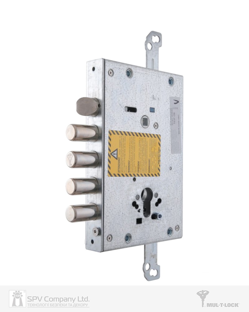 Фото Замок врізний MUL-T-LOCK 3-WAY DIN LCTSC01032800А без планки UNIV   BS65мм 85мм             L.O.G. w/o_SP в інтернет-магазині lock.ua