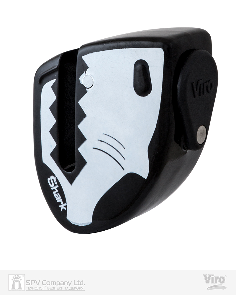 Фото Замок VIRO MOTO SHARK BLACK/WHITE       2KEY       в інтернет-магазині lock.ua