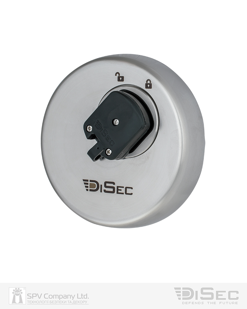 Фото Замок DISEC VAN MAGN. MG845M STAINLESS_STEEL  2KEY навісний на дверцята автомобіля       KM0P86 FN в інтернет-магазині lock.ua