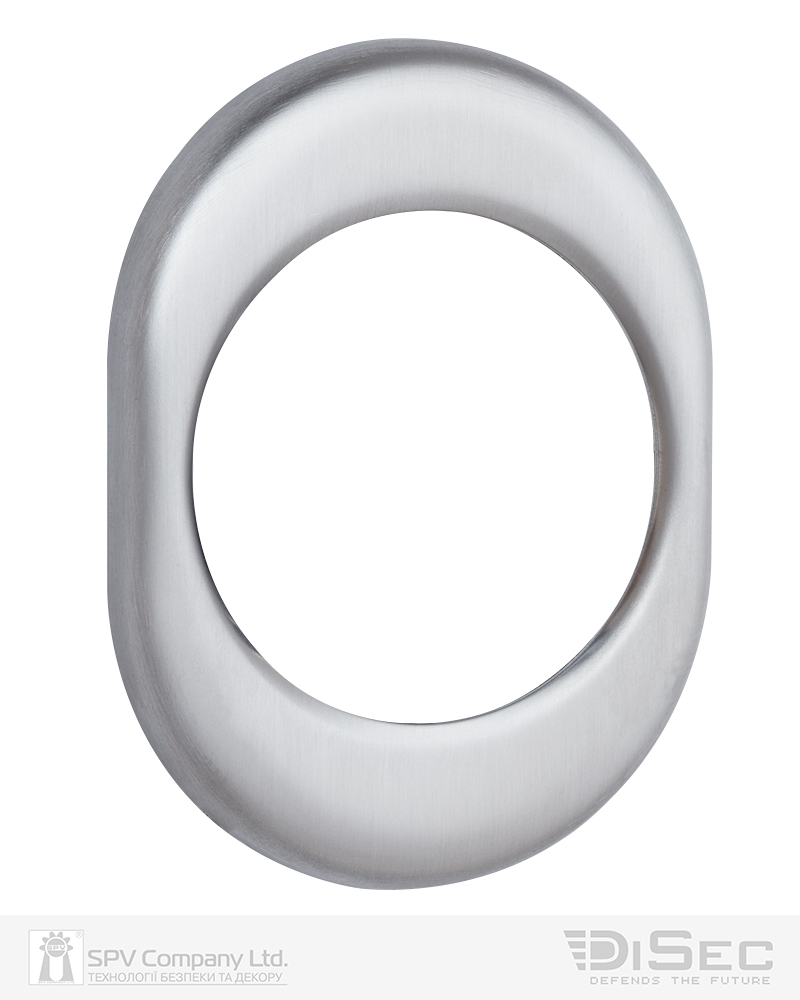 Фото Щиток DISEC     KT3559   OVAL     Нерж.сталь_мат   IT       в інтернет-магазині lock.ua