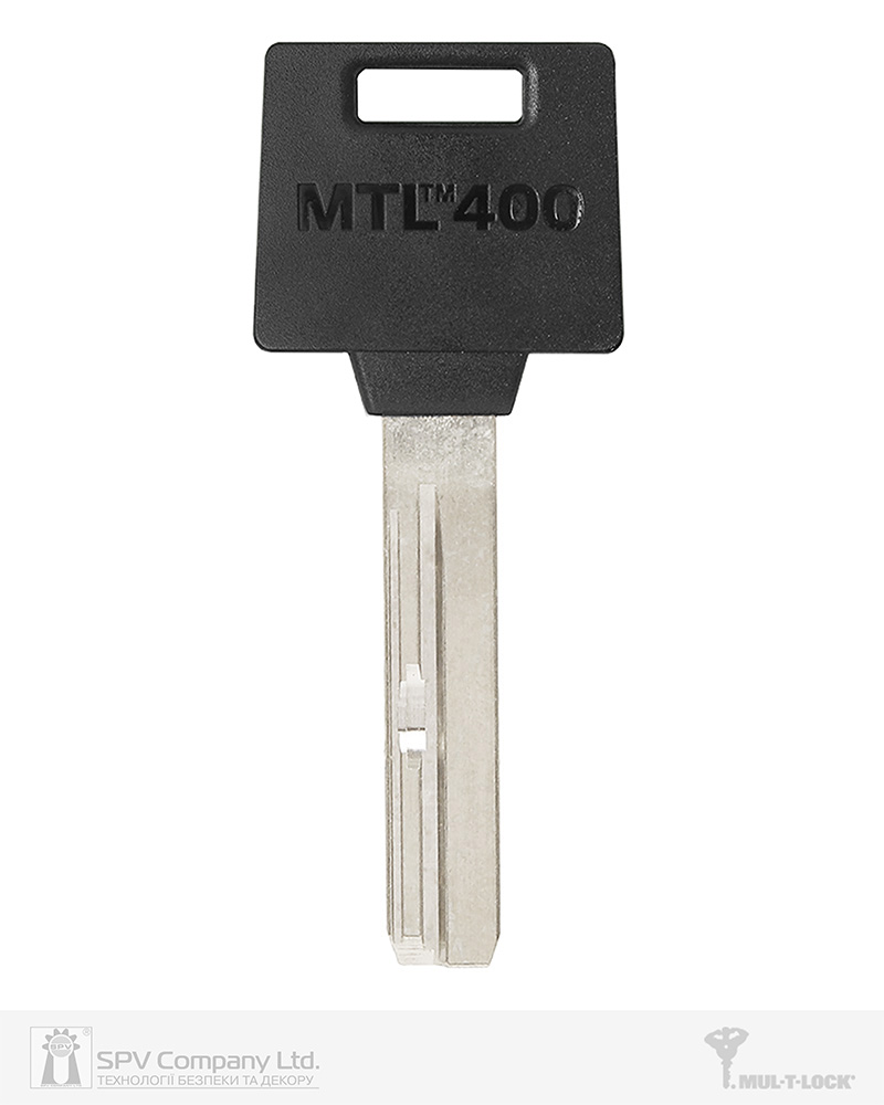 Фото Ключ MUL-T-LOCK MTL400 1KEY 2865 42,5мм HORIZONTAL   NSi 31мм     DND3D_BLACK   в інтернет-магазині lock.ua