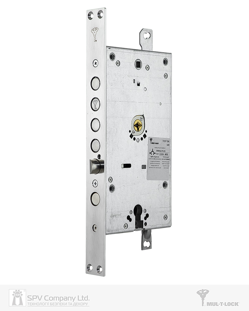 Фото Замок врізний MUL-T-LOCK 3-WAY OMEGA+DIN OFMPB30328L CR UNIV   BS65мм 85мм OMEGA VIP_CONTROL/3in1 1KEY+3KEY+1KEY+1KEY OMG_BLACK+OMG_RED+OMG_GREEN+OMG_GRAY   93мм   w/o_SP в інтернет-магазині lock.ua