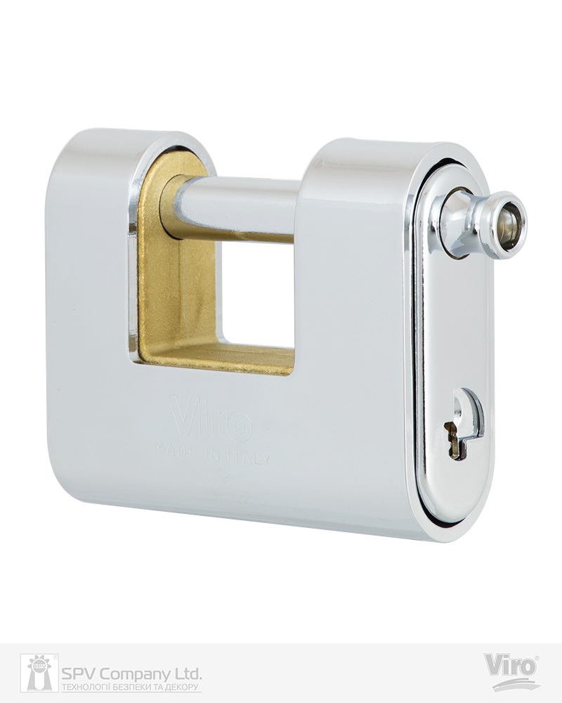 Фото Замок висячий VIRO PANZER 4117       3KEY   20мм SLID_shackle 12мм BOX key profile patented в інтернет-магазині lock.ua