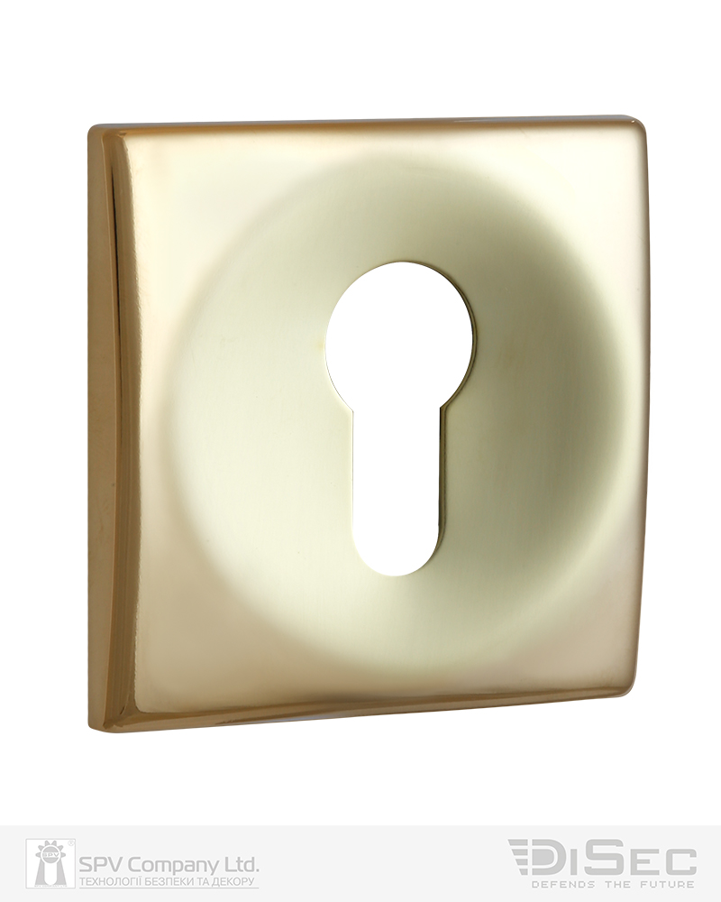 Фото Щиток DISEC     KT3796 DIN SQUARE     Латунь_PVD   2       в інтернет-магазині lock.ua