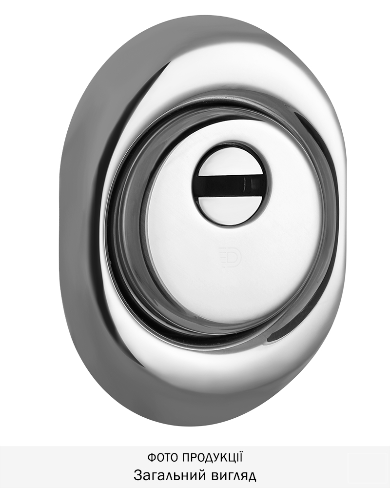 Фото Протектор DISEC   DIAMOND BKD250 DIN OVAL 25мм   Хром_полірований 4клас C     Зовнішній в інтернет-магазині lock.ua