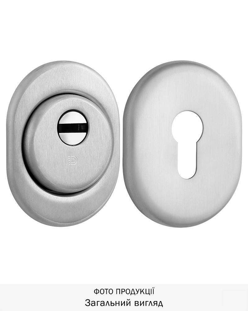 Фото Протектор DISEC   SFERIK BDS16/4 DIN OVAL 25мм   Нерж.сталь_мат 3клас IT     Комплект в інтернет-магазині lock.ua