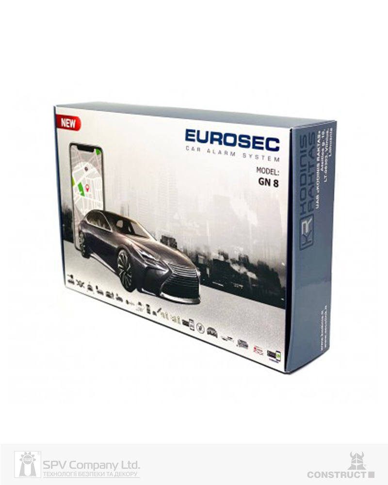 Фото Автосигналізація EUROSEC GN8       CAN-BUS/GSM/GPS в інтернет-магазині lock.ua