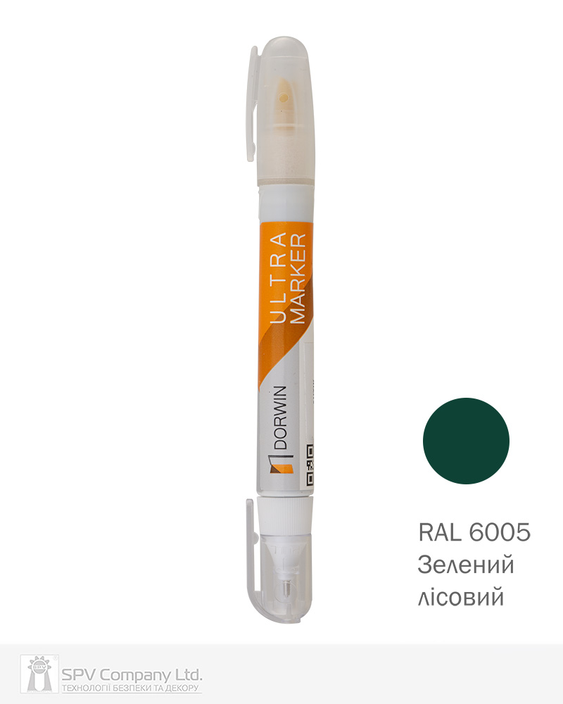 Фото Ретушуючий маркер DORWIN зелений_лісовий RAL 6005     в інтернет-магазині lock.ua
