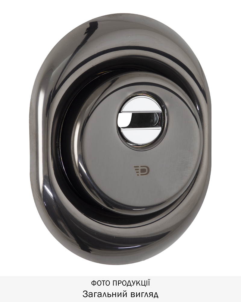 Фото Протектор DISEC   MONOLITO BD250 DIN OVAL 25мм   Хром_чорний 3клас 8     Зовнішній в інтернет-магазині lock.ua