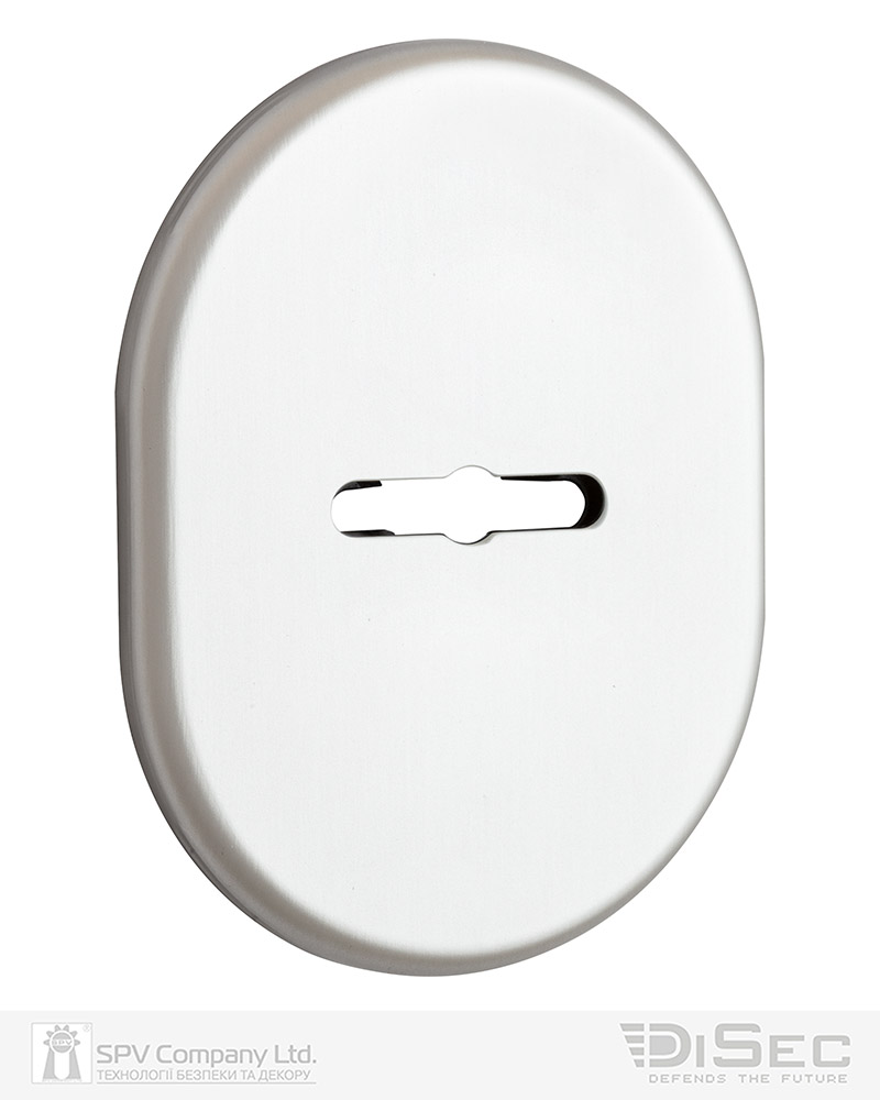 Фото Щиток DISEC     KT037 MATRIX OVAL     Нікель_сатин   S     Без шторки в інтернет-магазині lock.ua