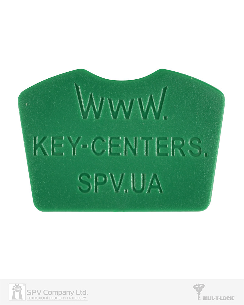 Фото Вставка-лого_кольорова MUL-T-LOCK KEYCENTERS GREEN   в інтернет-магазині lock.ua