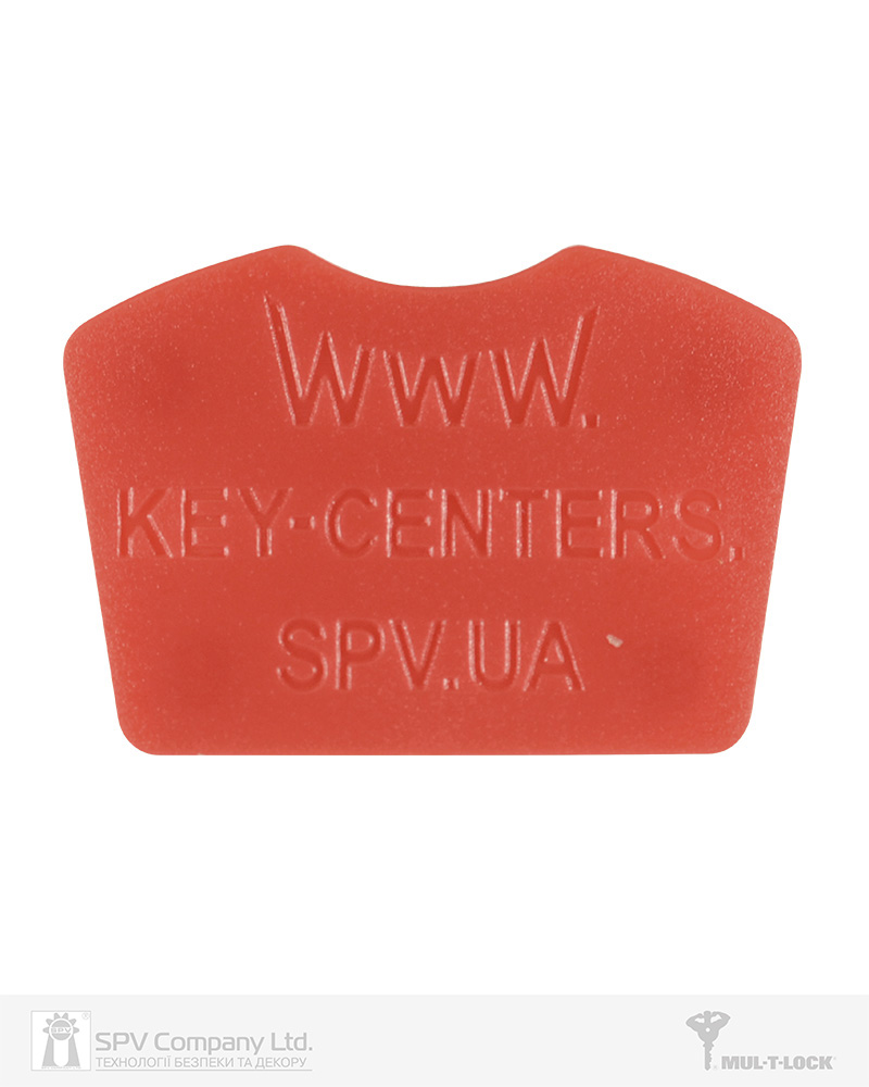 Фото Вставка-лого_кольорова MUL-T-LOCK KEYCENTERS RED   в інтернет-магазині lock.ua