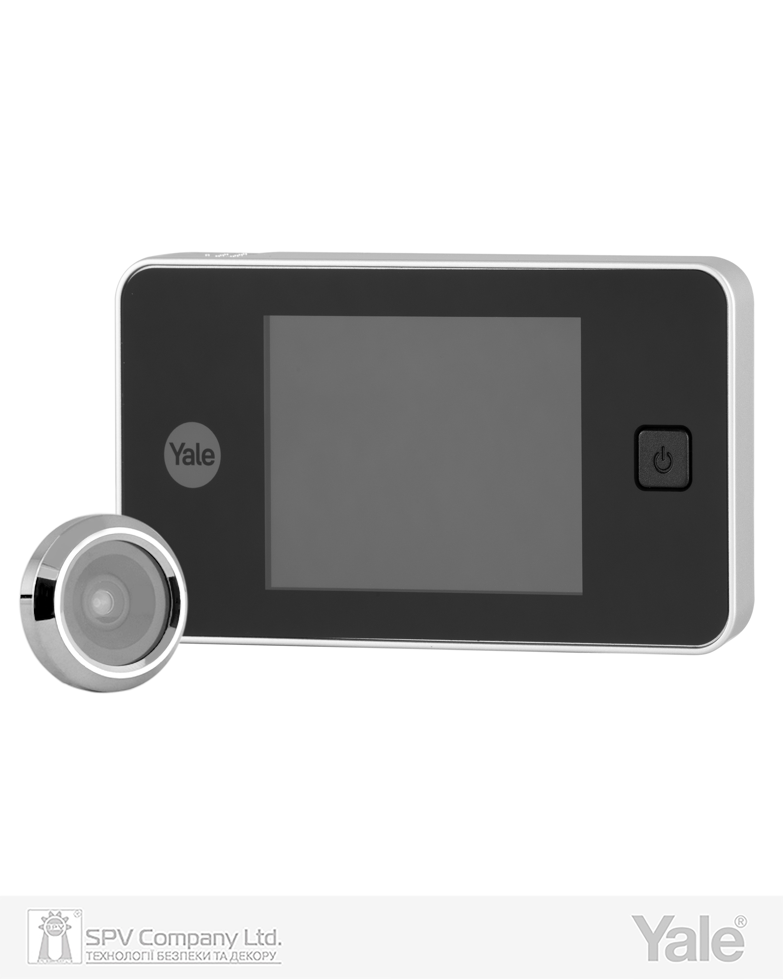 Фото Відеовічко YALE 500 сірий для дверей в інтернет-магазині lock.ua