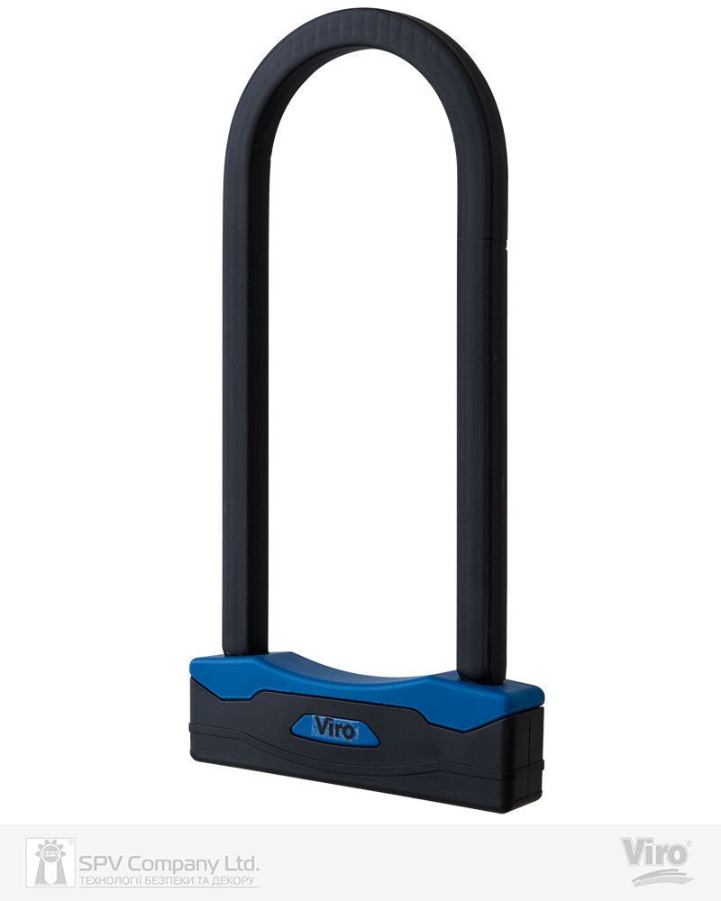 Фото Замок VIRO MOTO SEZIONE BLACK       2KEY   255мм   в інтернет-магазині lock.ua