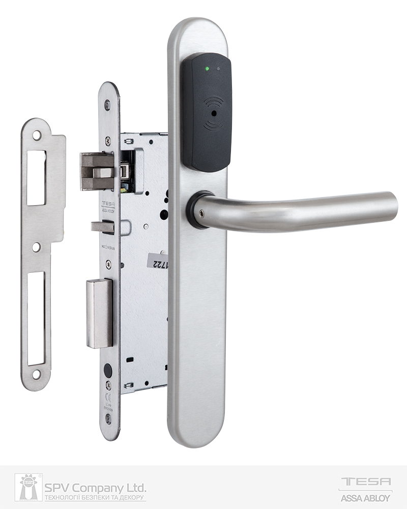 Фото Замок TESA SPY V3 VECTOR ISO 15693   нерж.сталь матова P 2UB4 BS60мм 20 мм Rounded I: Inox UNIV STD в інтернет-магазині lock.ua