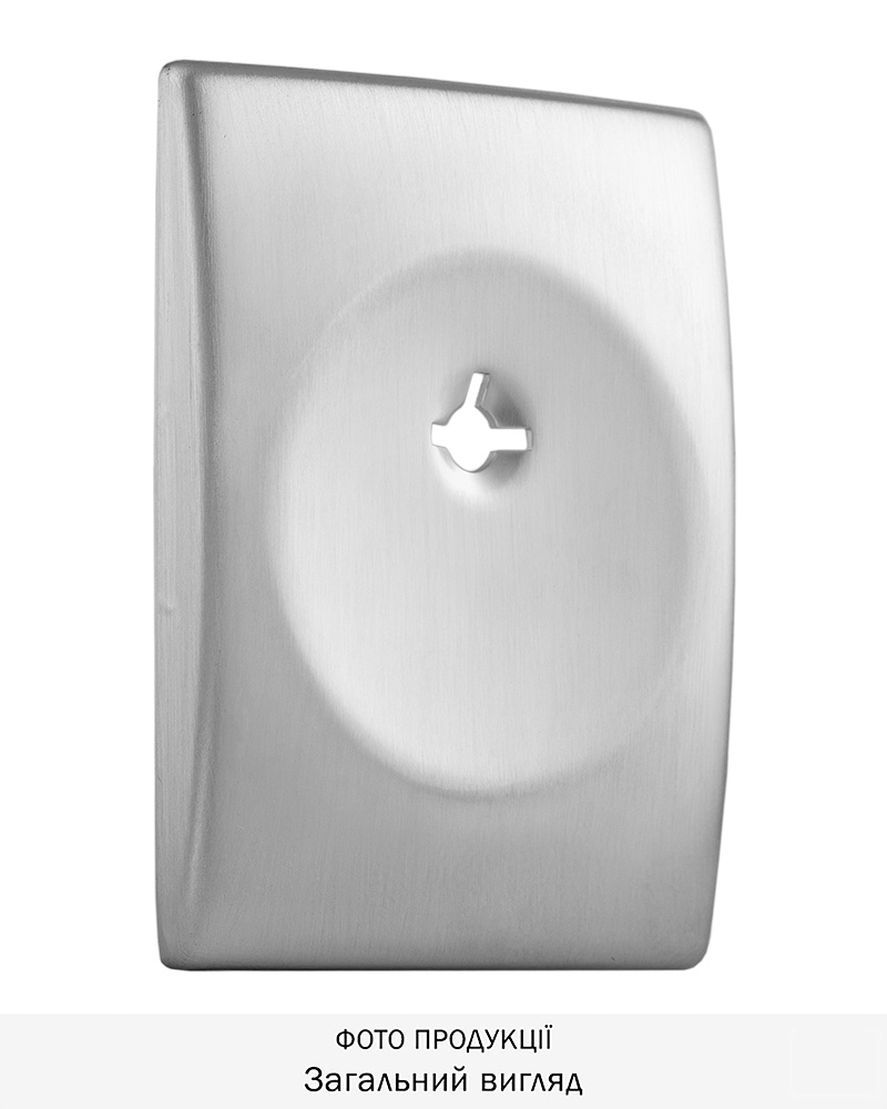 Фото Щиток DISEC     KT3614 OMEGA RECTANGL     Нерж.сталь_мат   IT     Без шторки в інтернет-магазині lock.ua