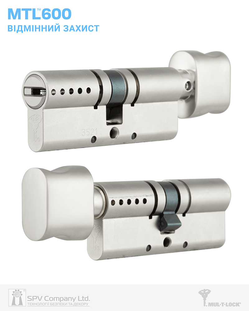 Фото Циліндр MUL-T-LOCK DIN_KT XP   MTL600 62 NST 31x31T TO_NST CAM30   3KEY DND3D_BLUE_INS 264S в інтернет-магазині lock.ua