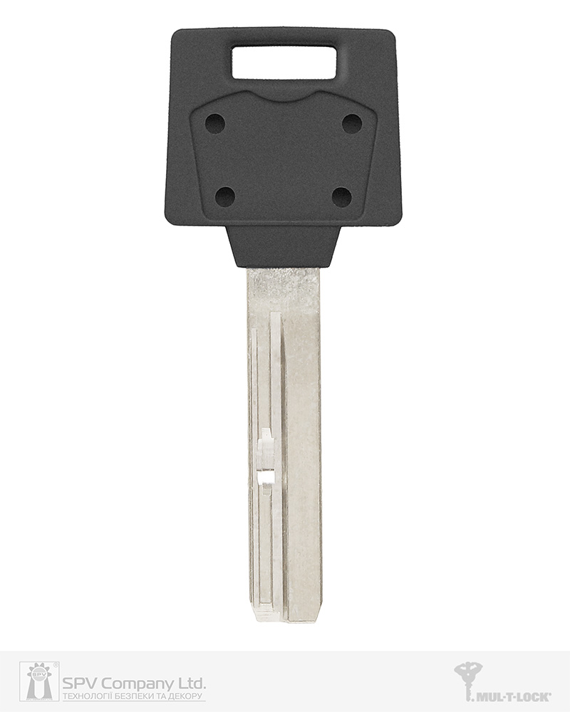 Фото Ключ MUL-T-LOCK MTL400 1KEY 2865 42,5мм HORIZONTAL   NSi 31мм     DND3D_BLACK_INS   в інтернет-магазині lock.ua