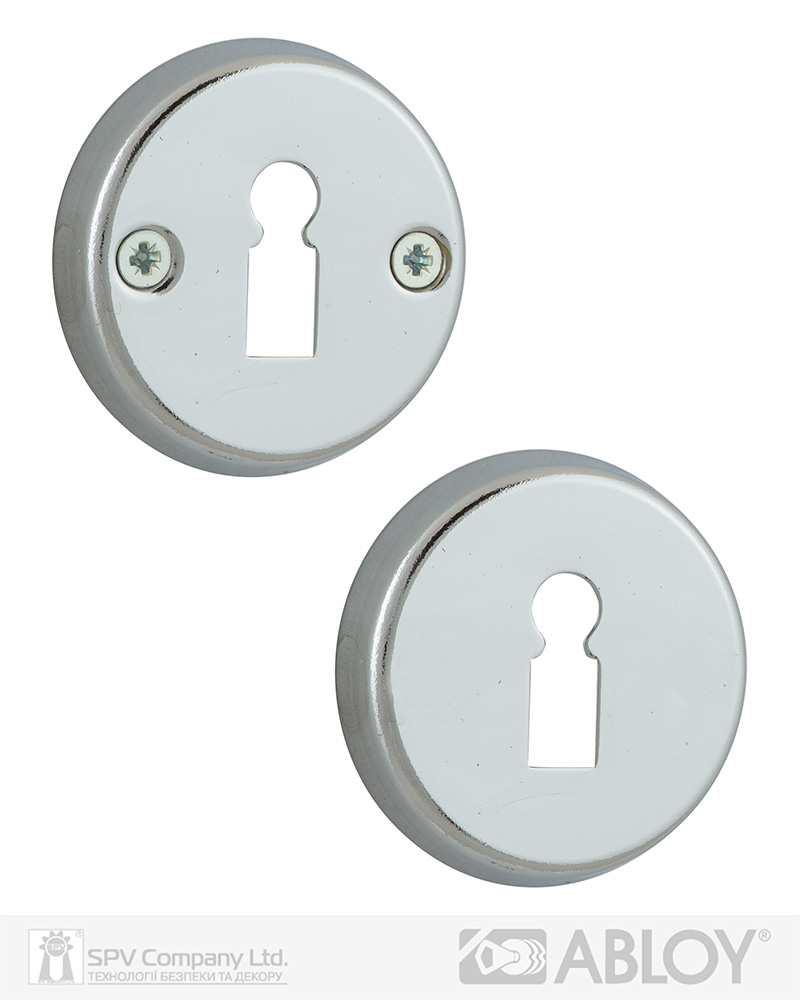 Фото Щиток ABLOY   LH004   BB ROUND   Хром_полірований   наскрізь   FE_CR Комплект в інтернет-магазині lock.ua