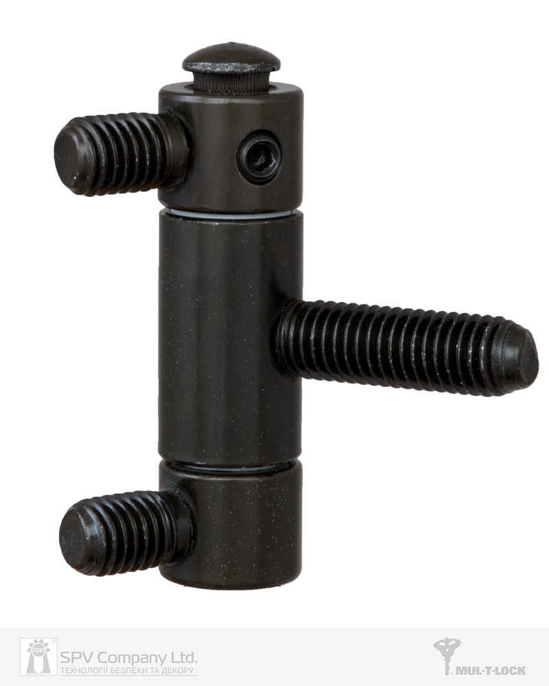 Фото Завіс ANUBA 632FIX.21 з захистом, чорна оцинковка в інтернет-магазині lock.ua