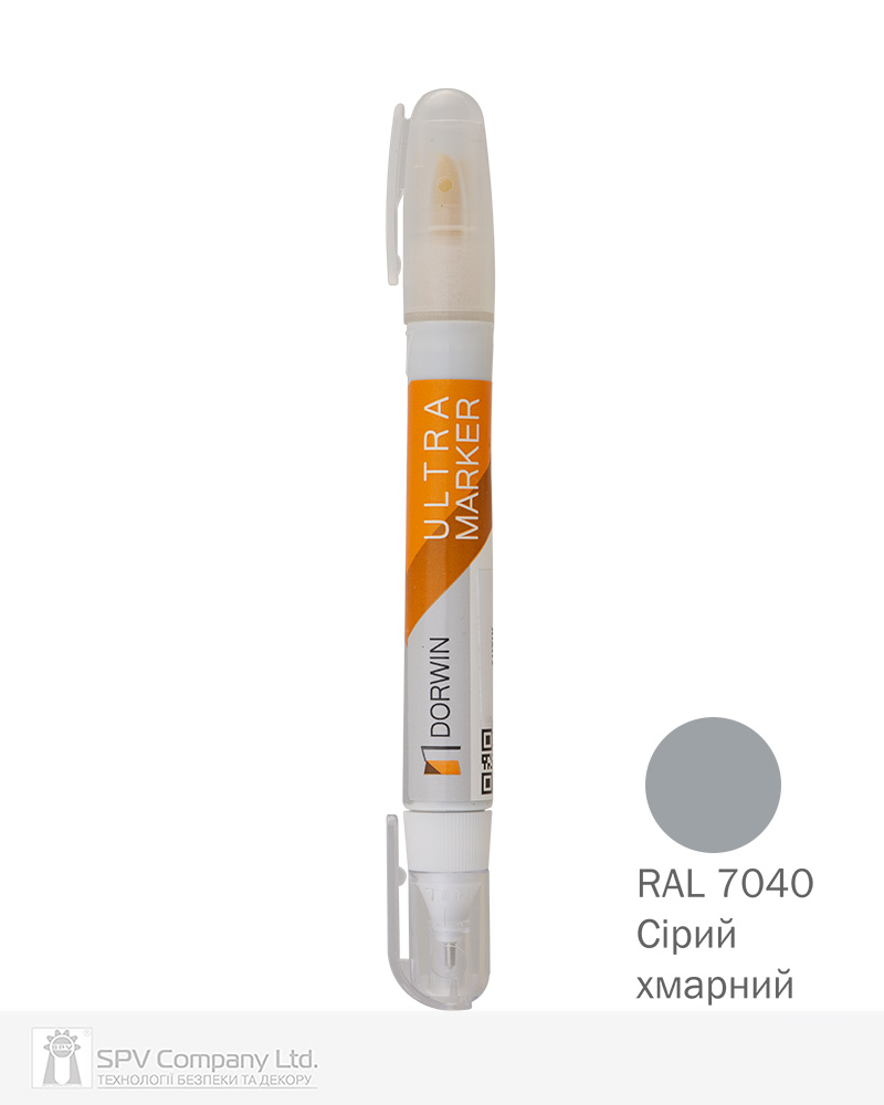 Фото Ретушуючий маркер DORWIN сірий_хмарний RAL 7040     в інтернет-магазині lock.ua