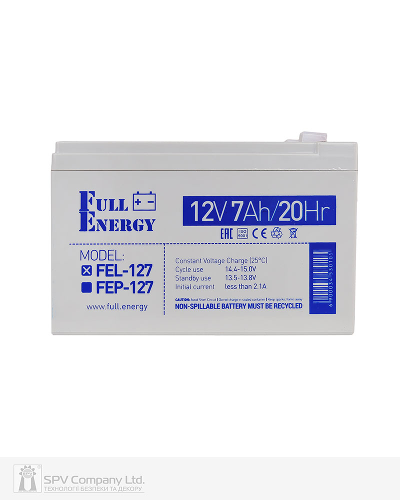 Фото Акумулятор СПВ FEL-127 Full Energy свинцево-кислотний в інтернет-магазині lock.ua
