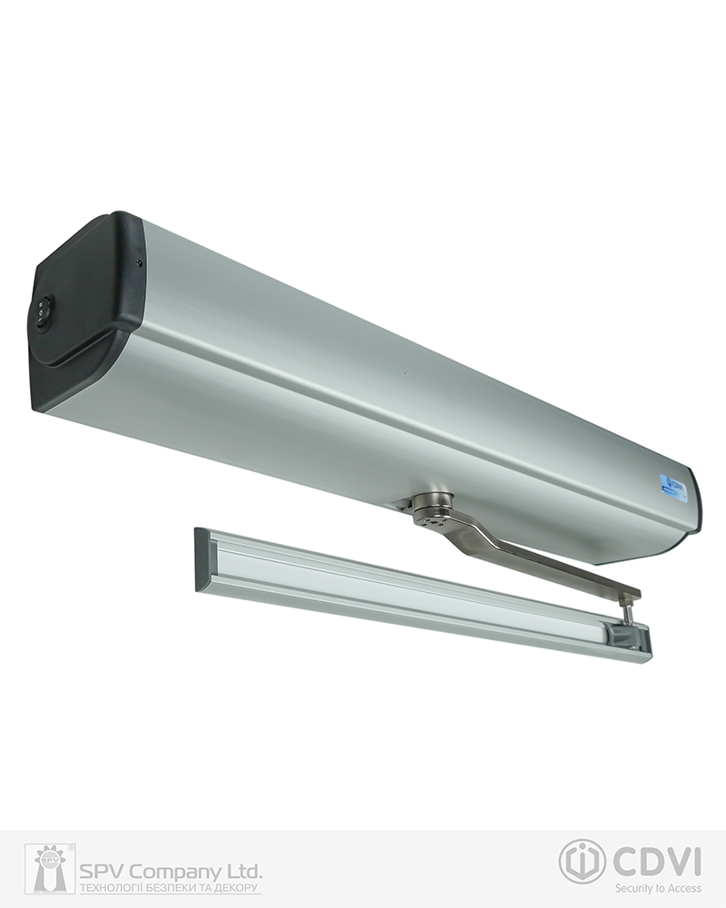 Фото Автомат дверний CDVI DIGIWAY SR DWSR102UBT UNIV_ARM ALUMINIUM до 200 кг FIRE в інтернет-магазині lock.ua