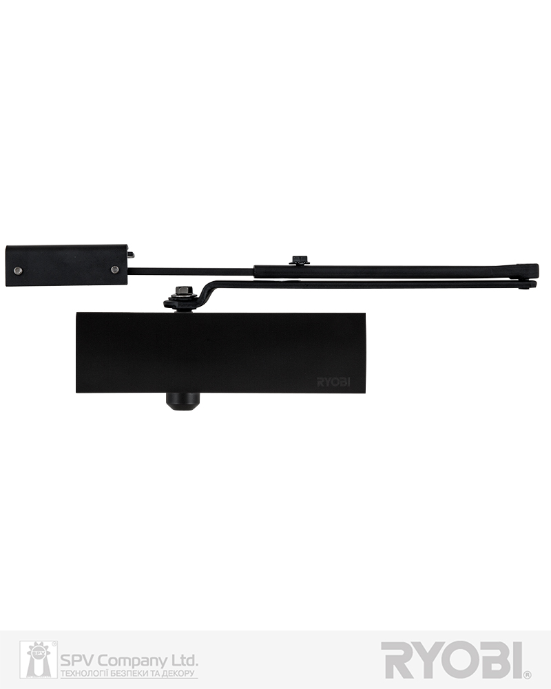 Фото Дотягувач накладний RYOBI 1200 D-1200P(U) BLACK   UNIV_ARM EN_2/3/4 80кг 1100мм   FIRE   в інтернет-магазині lock.ua