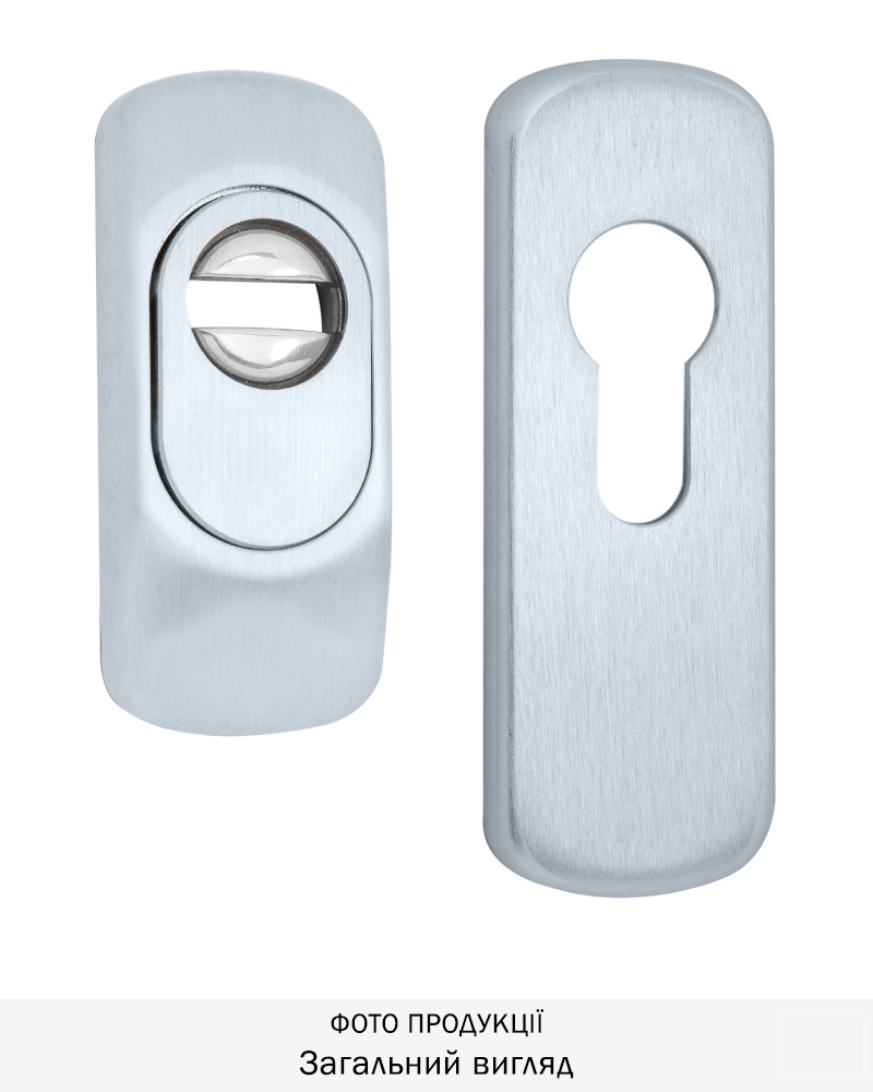 Фото Протектор DISEC   GUARD SG16 DIN_FOR_PROFILE_DOOR OVAL 25мм   Хром_мат 3клас T     Комплект в інтернет-магазині lock.ua