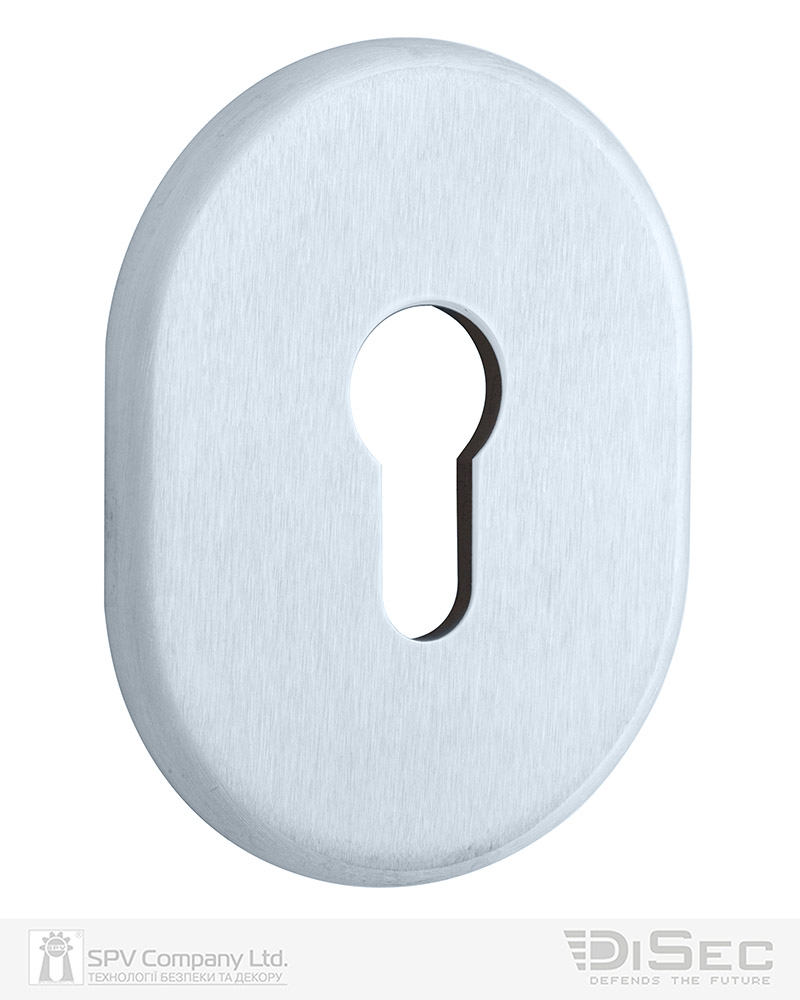Фото Щиток DISEC     KT036 DIN OVAL     Хром_мат   T       в інтернет-магазині lock.ua