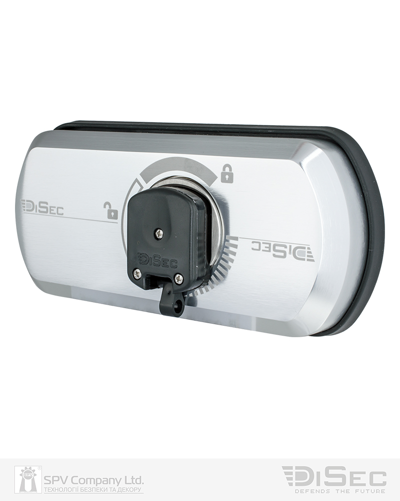 Фото Замок DISEC VAN MAGN. MG850 ALUMINIUM 2KEY навісний на дверцята автомобіля       KM0P86 FN в інтернет-магазині lock.ua