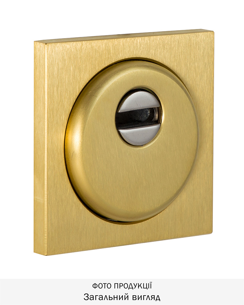Фото Протектор DISEC   MONOLITO_SFERIK BD200 DIN SQUARE 25мм   Латунь_мат 3клас TT     Зовнішній в інтернет-магазині lock.ua