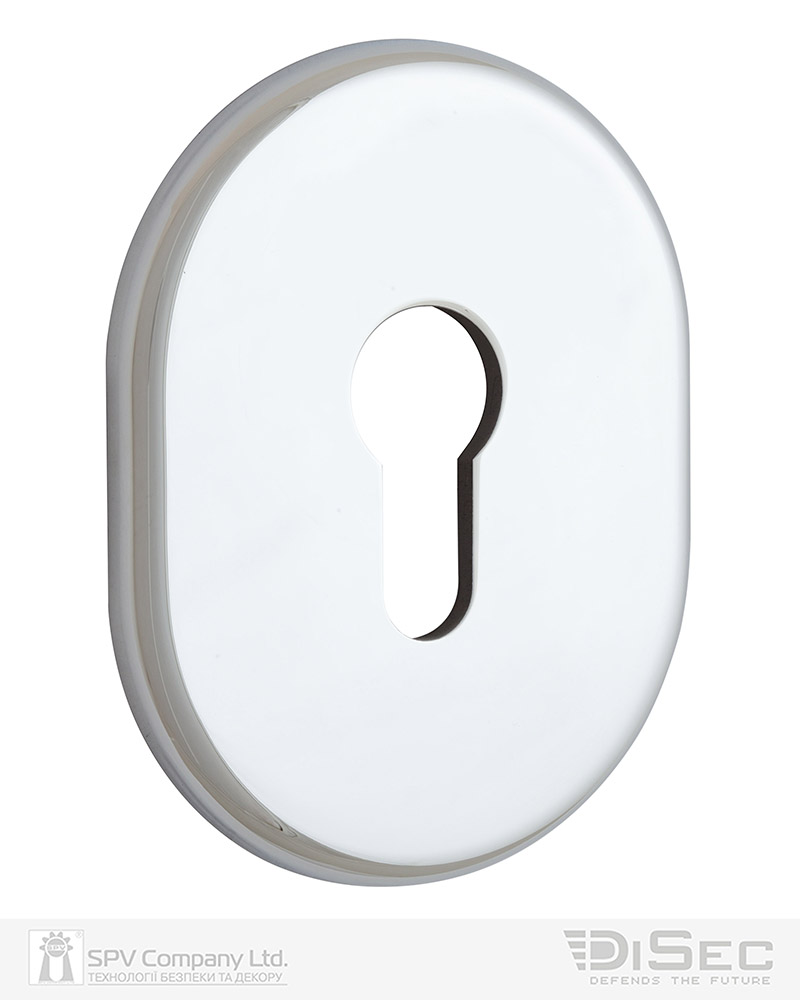 Фото Щиток DISEC     KT036 DIN OVAL     Хром_полірований   C       в інтернет-магазині lock.ua