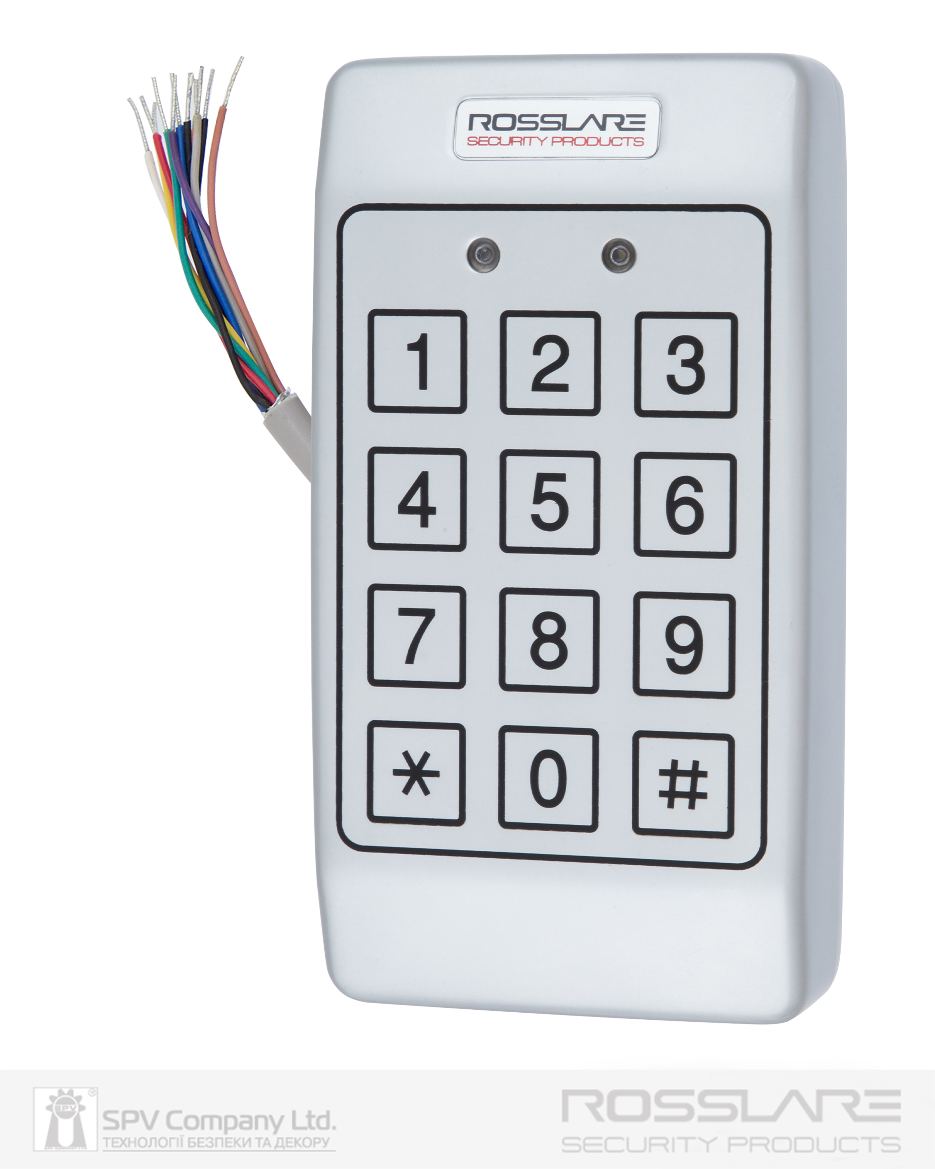 Фото Електронний контролер  ROSSLARE AC-T43 автономний антивандальний зовнішній код   з п'єзо кнопками   в інтернет-магазині lock.ua