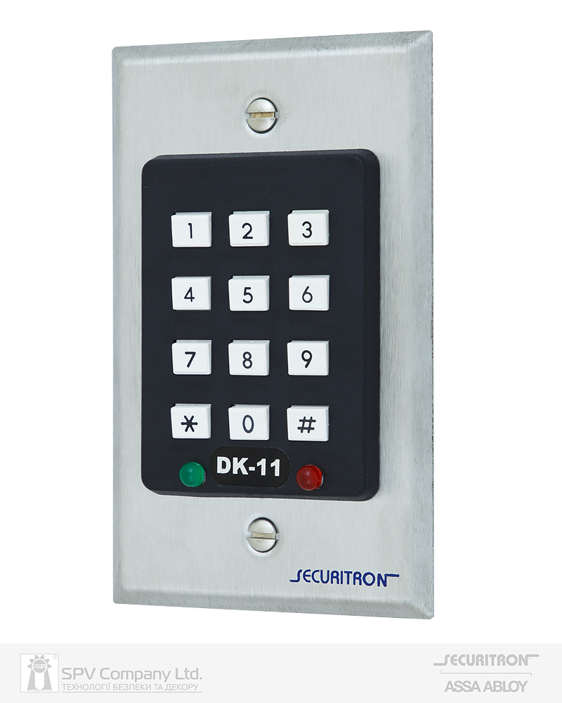 Фото Електронний контролер  SECURITRON DK-11 автономний  внутрішній код   12-24 VDC в інтернет-магазині lock.ua