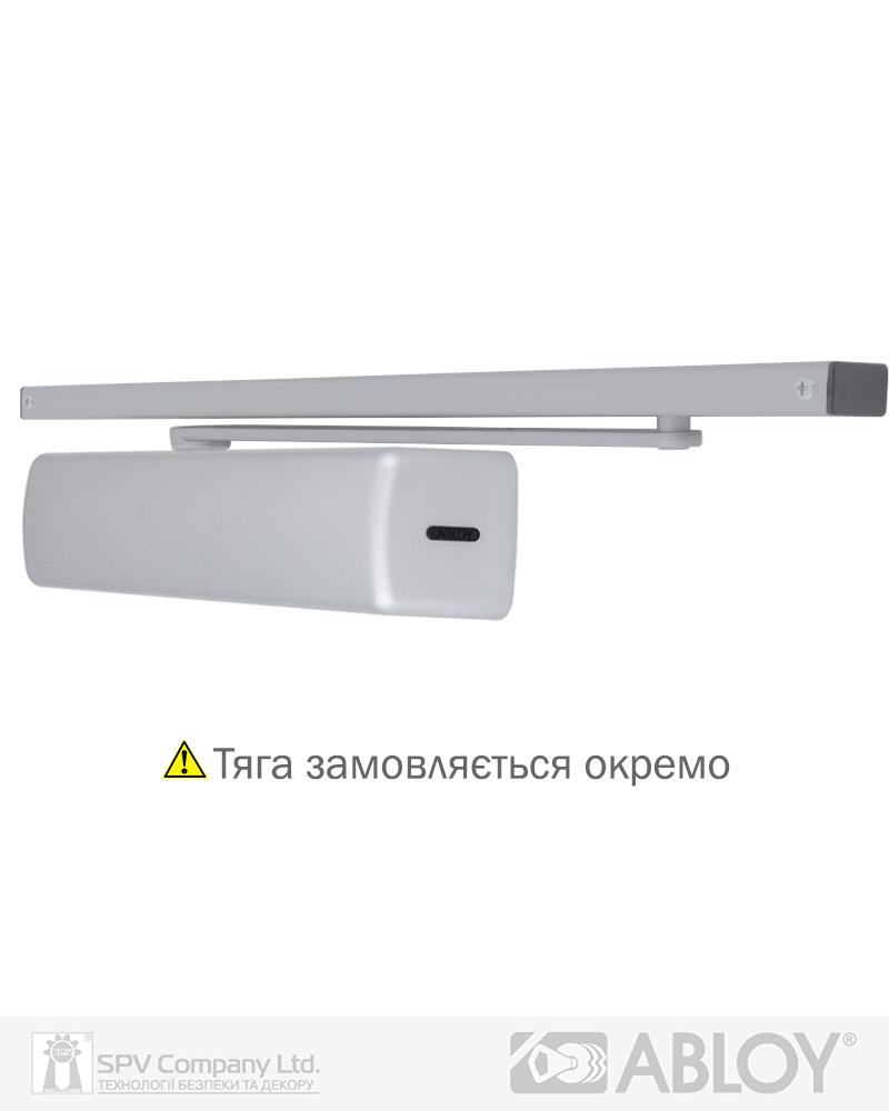 Фото Дотягувач накладний ABLOY CAM DC250 ALUMINIUM BC W/O_ARM EN_1-6 до_120кг 1400мм   FIRE в інтернет-магазині lock.ua