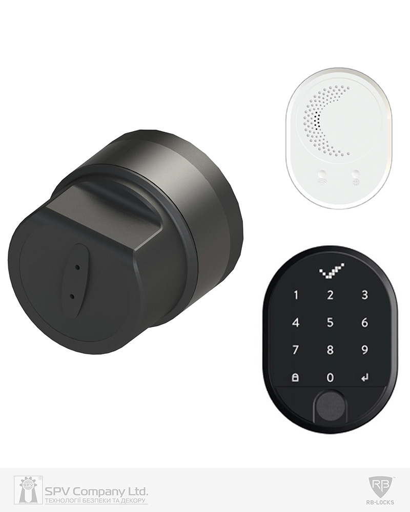 Фото Електронний контролер  RB LockApp X   чорний із зчитувачем та мережевим концентратором в інтернет-магазині lock.ua