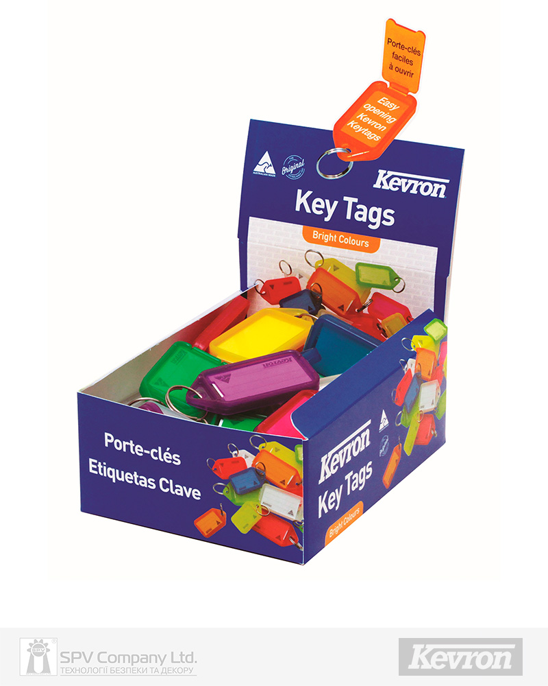 Фото Набір брелоків KEVRON ID30_AC50 MIX пластик 74x38мм 50шт в інтернет-магазині lock.ua