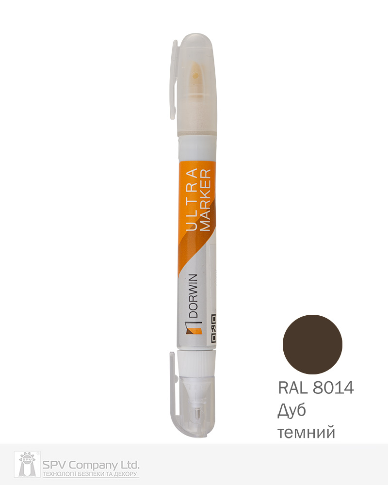 Фото Ретушуючий маркер DORWIN дуб_темний, дуб морений RAL 8014     в інтернет-магазині lock.ua