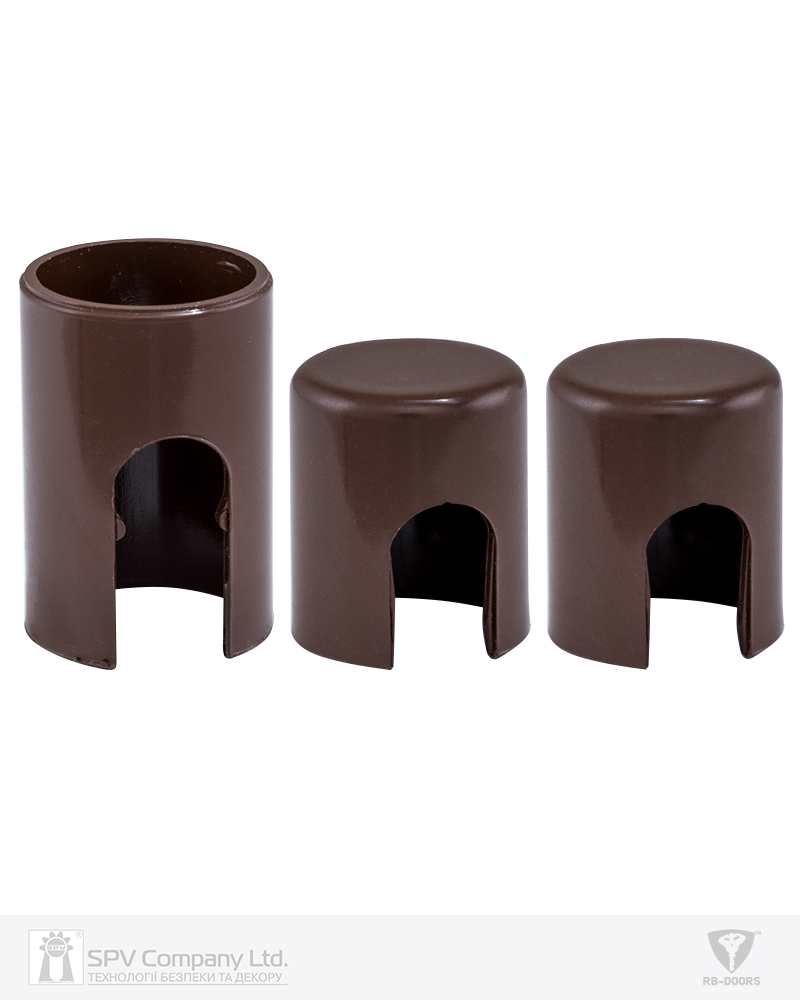 Фото Комплект RB-DOORS декоративного покриття завіс (коричневий)     в інтернет-магазині lock.ua