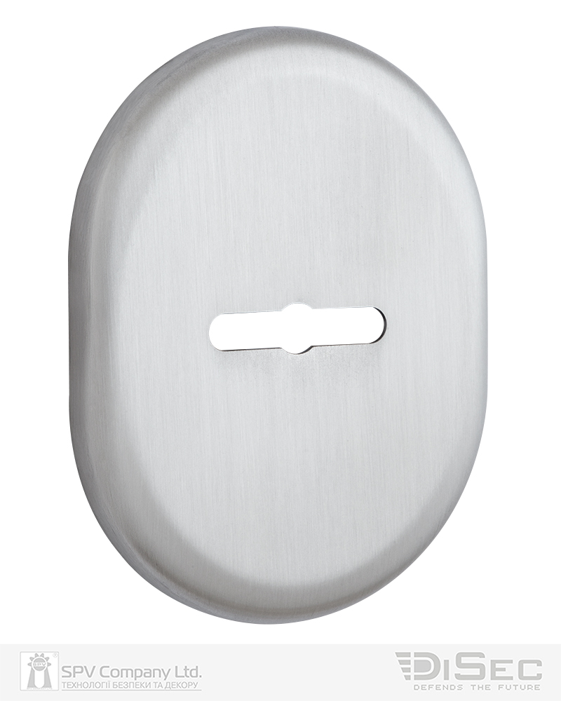 Фото Щиток DISEC     KT3838 MATRIX OVAL     Нерж.сталь_мат   IT       в інтернет-магазині lock.ua