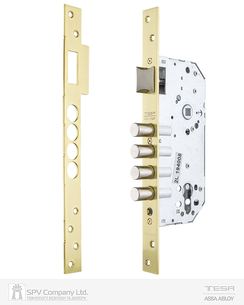 Фото Замок врізний TESA 1-WAY DIN R200B LT UNIV   BS50мм 85мм               SP   в інтернет-магазині lock.ua