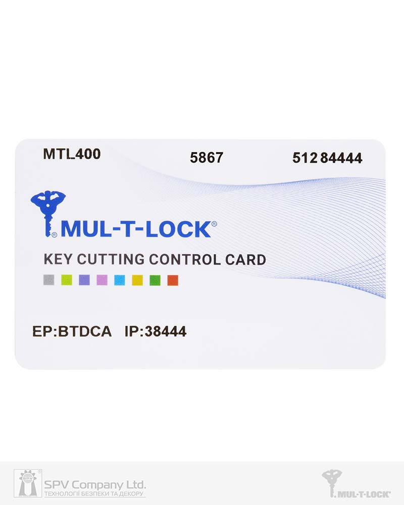Фото Картка_кодова MUL-T-LOCK MTL400   5867 в інтернет-магазині lock.ua