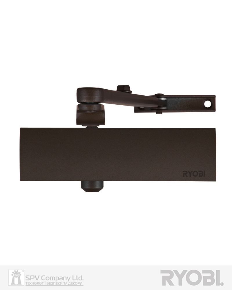 Фото Дотягувач накладний RYOBI 1200 D-1200 DARK_BRONZE   STD_ARM EN_2/3/4 80кг 1100мм   FIRE   в інтернет-магазині lock.ua
