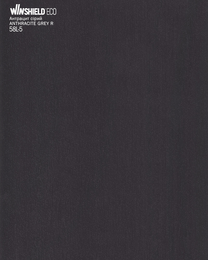 Фото ПВХ-плівка HAOGEN WINSHIELD_ECO_1500 антрацит_сірий 58L-5 LOTEM(L) ANTHRACITE_GREY_R   UNICOLOR 0,200мм   в інтернет-магазині lock.ua